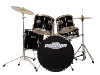 Classic Cantabile Session Semi Studio Drumstel Zwart 